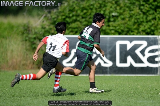 2015-05-16 Rugby Lyons Settimo Milanese U14-Rugby Monza 0213